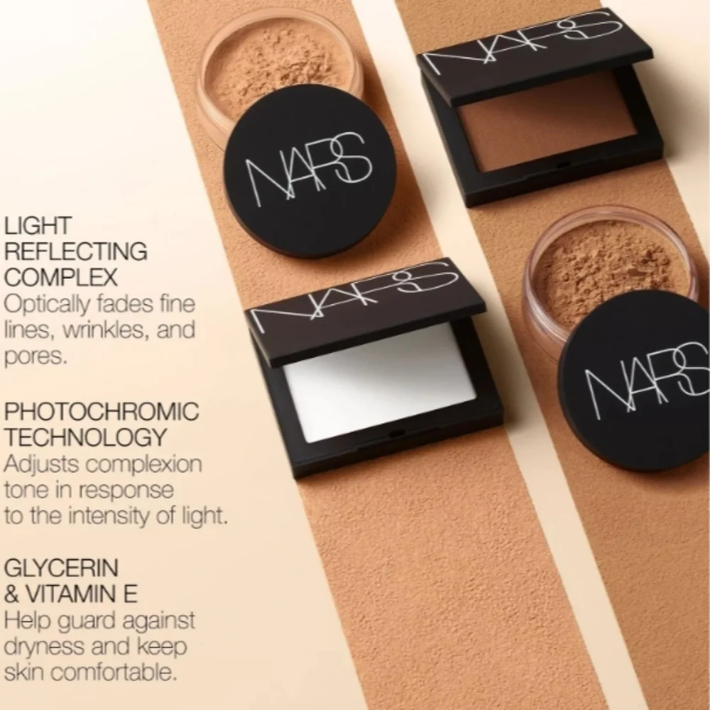 NARS Light Reflecting Pressed Setting Powder: Translucent Crystal, .06oz, NIB